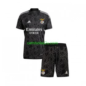 Camisolas de futebol Sport Lisboa e Benfica Guarda Redes Criança Equipamento Alternativa 2022/23 Manga Curta